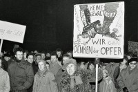 Montagsdemo in Leipzig